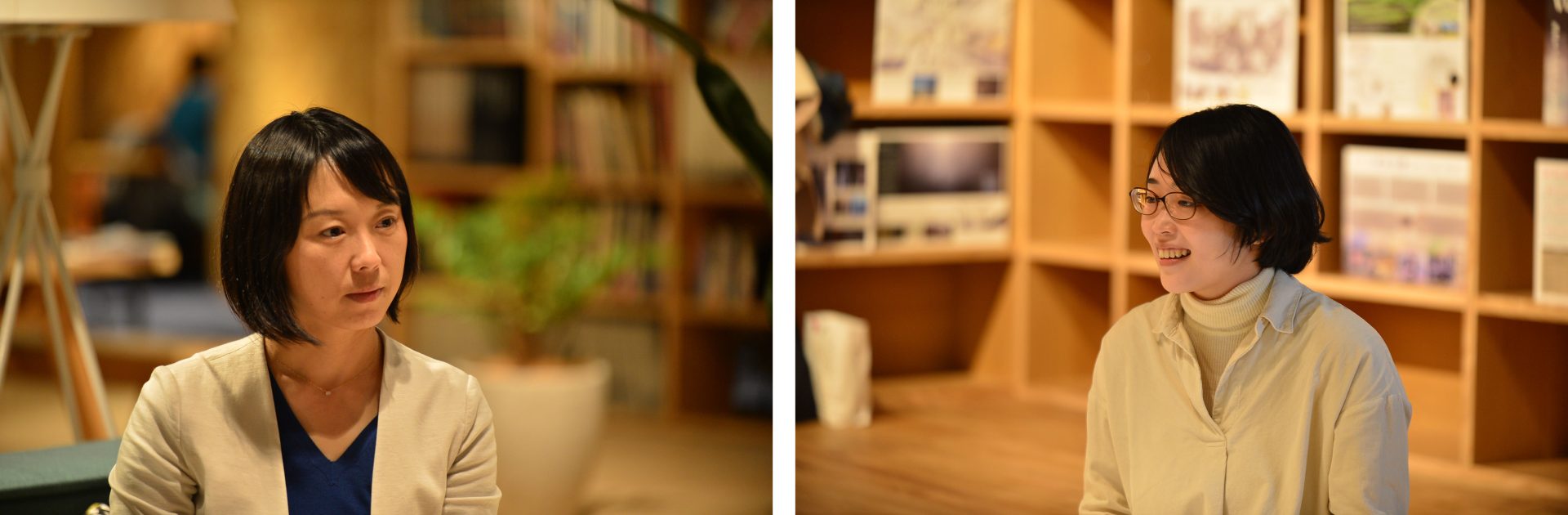 学芸員についての会話の様子