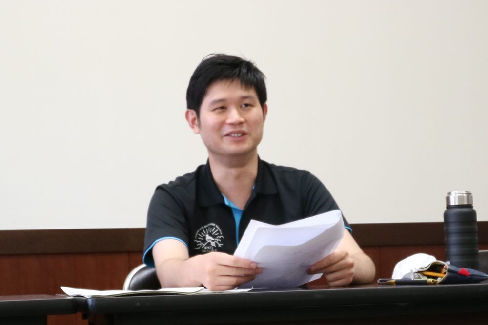 Chief Director Miyazaki, who will be responsible for the conclusion of the project from this year